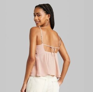 Wild Fable Lace Trim‎ Cami Top